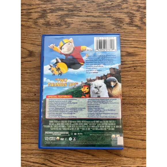 Stuart Little 2 DVD 2002 Family Adventure Geena Davis Hugh Laurie Pre-Owned - Picture 2 of 4